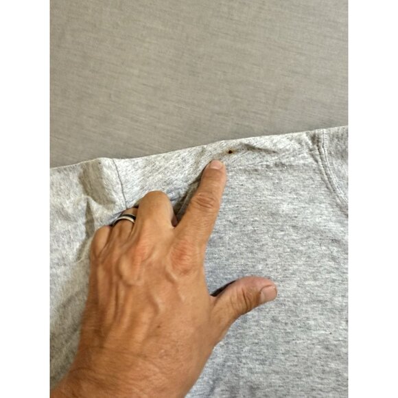 Vintage NBC Experience Shirt Men's XL Gray Embroidered Pocketed Short Sleeve - Picture 5 of 11